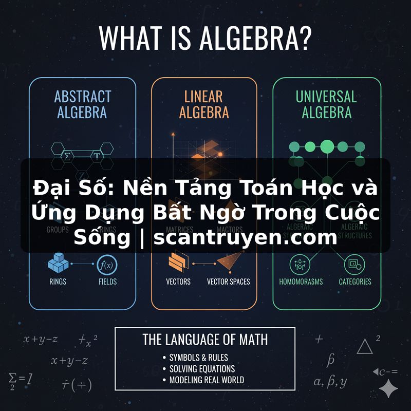 Truyện Tranh Đại Số: Nền Tảng Toán Học và Ứng Dụng Bất Ngờ Trong Cuộc Sống | scantruyen.com