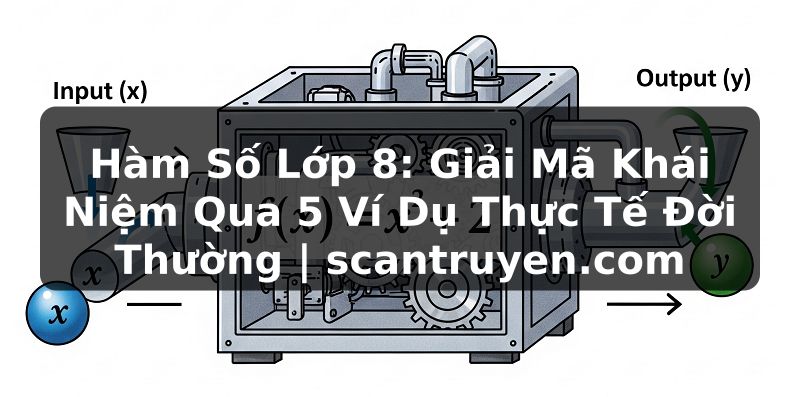 Truyện Tranh Hàm Số Lớp 8: Giải Mã Khái Niệm Qua 5 Ví Dụ Thực Tế Đời Thường | scantruyen.com