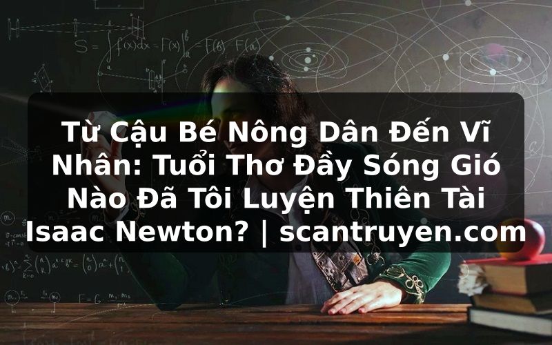 Truyện Tranh Từ Cậu Bé Nông Dân Đến Vĩ Nhân: Tuổi Thơ Đầy Sóng Gió Nào Đã Tôi Luyện Thiên Tài Isaac Newton? | scantruyen.com